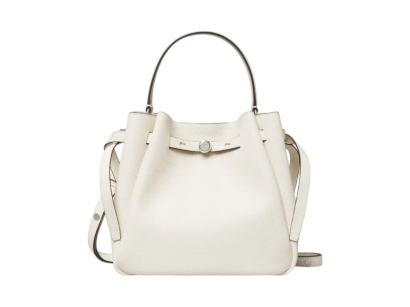 Tory Burch Romy Bucket Bag Light Creme