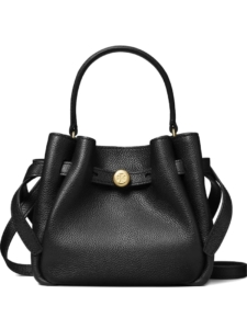 Tory Burch Romy Mini Bucket Bag Zwart