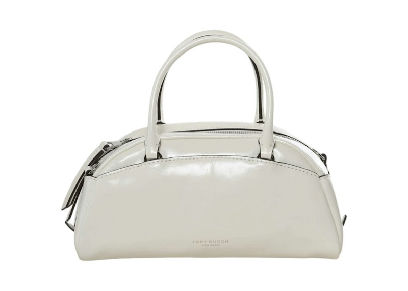 Tory Burch Small Bowler Bianco Wit