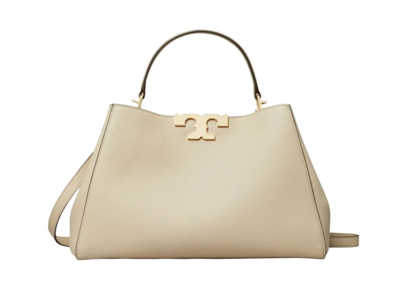 Tory Burch Soft Satchel Stone Light Bone