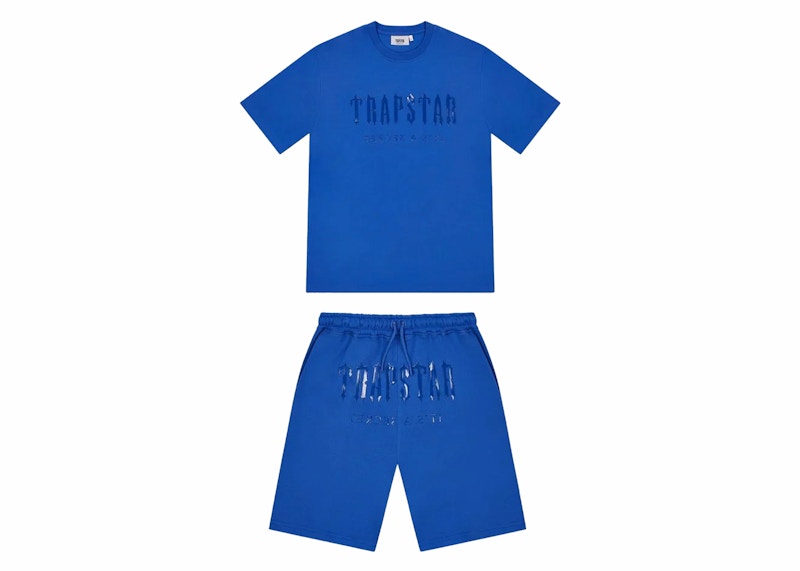 Trapstar Decoded Gel Short Set Dazzling Blauw