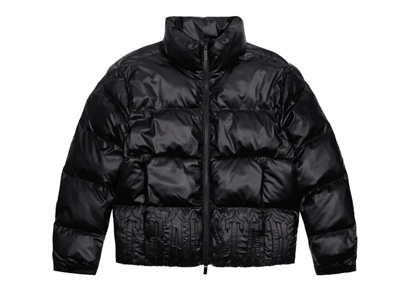 Trapstar Irongate Embossed Puffer Jacket Matte Zwart