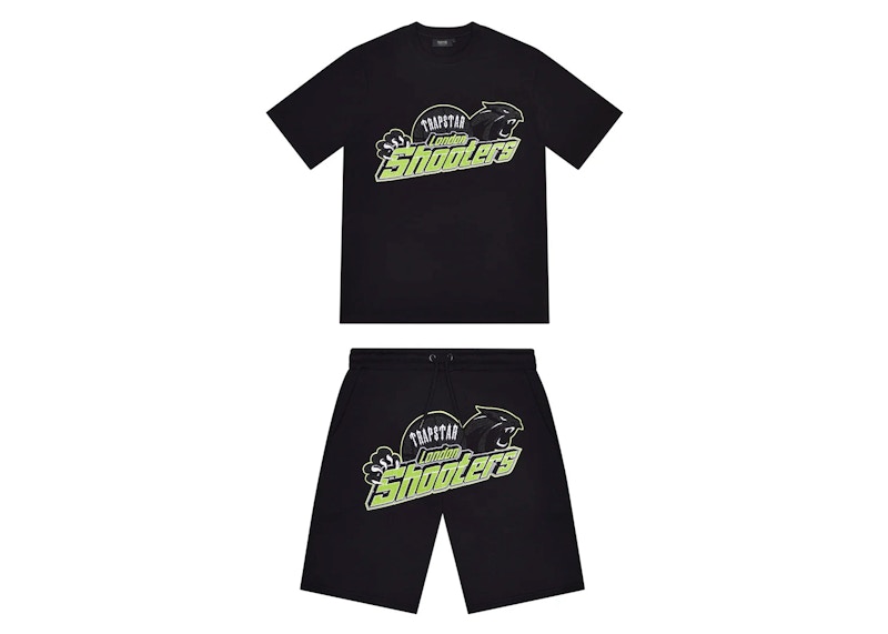 Trapstar Shooters Short Set /Slime Zwart