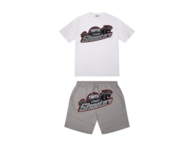 Trapstar Shooters Short Set Wit