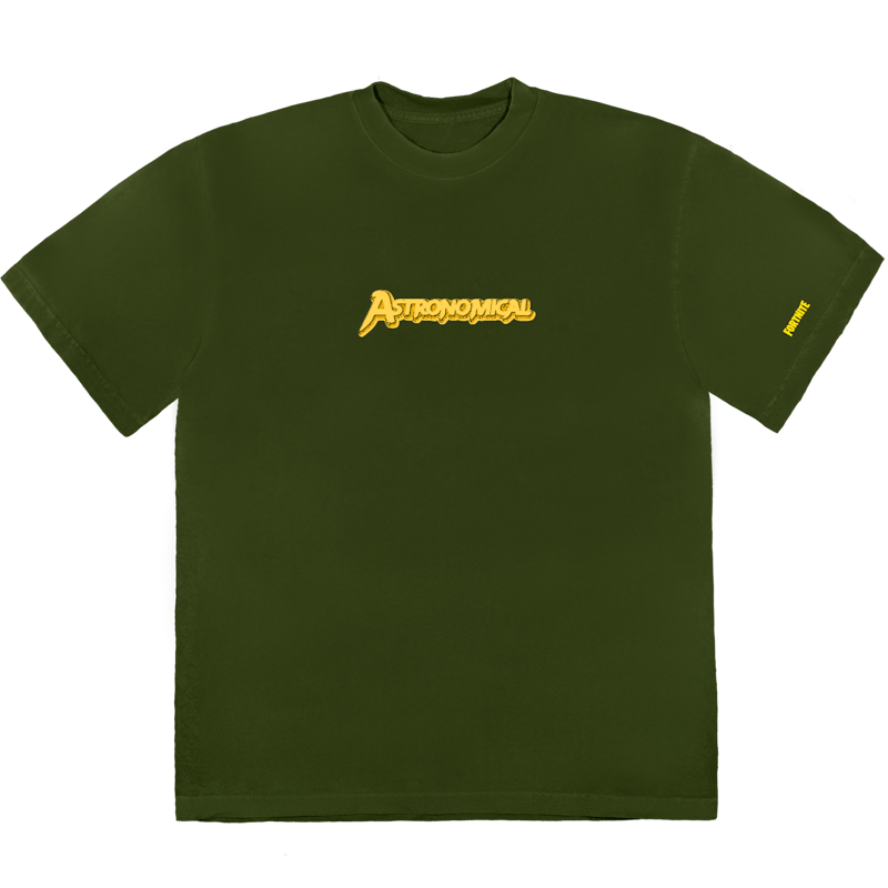 Travis Scott Astro Cyclone T-Shirt Washed Olijf