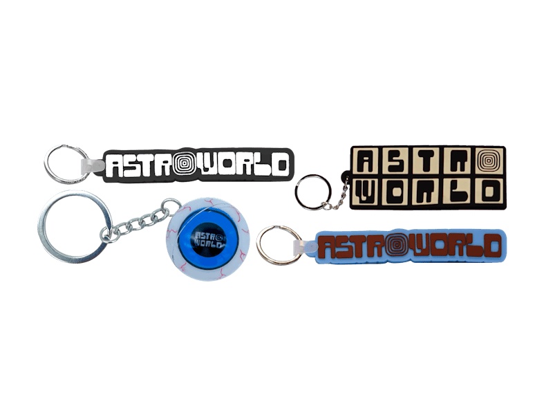 Travis Scott Astroworld Keychains Set of 4