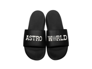Travis Scott Logo Slides Travis Scott Astroworld Zwart