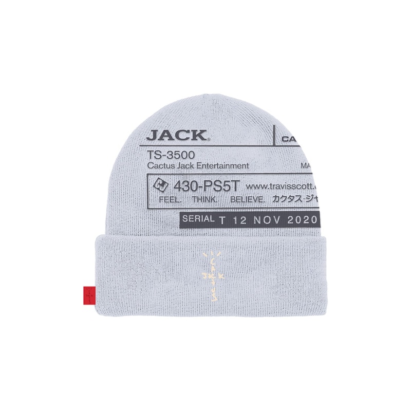 Travis Scott CJ System II Beanie Blauw