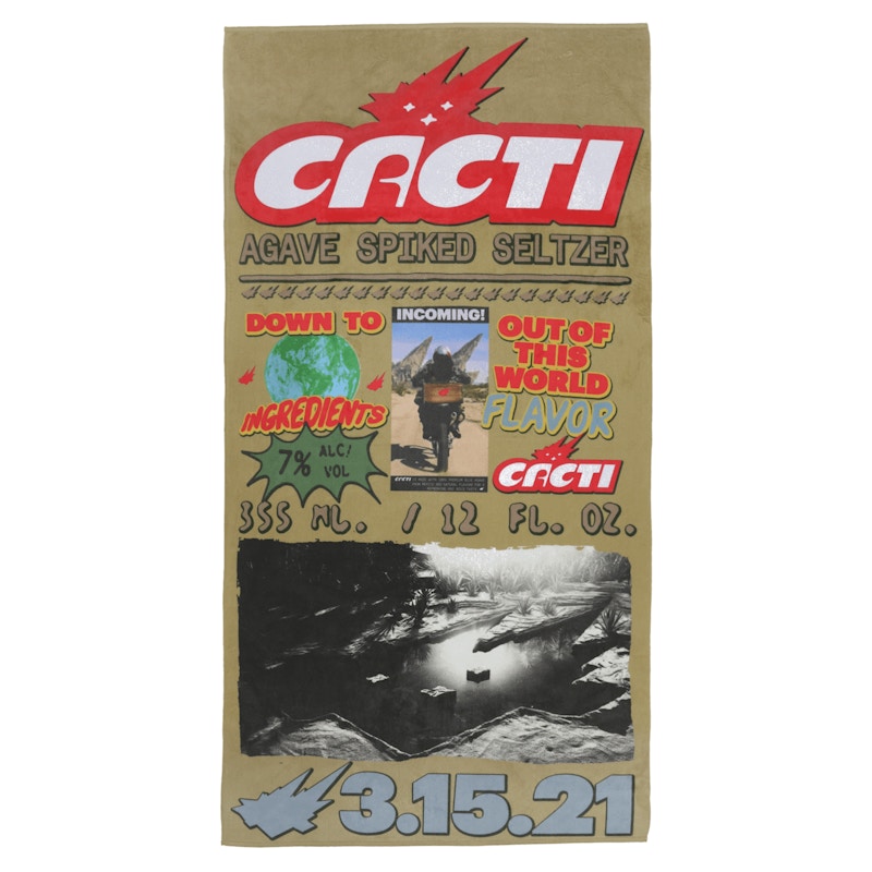 Travis Scott Cacti Down To Earth Towel Multi Multicolor