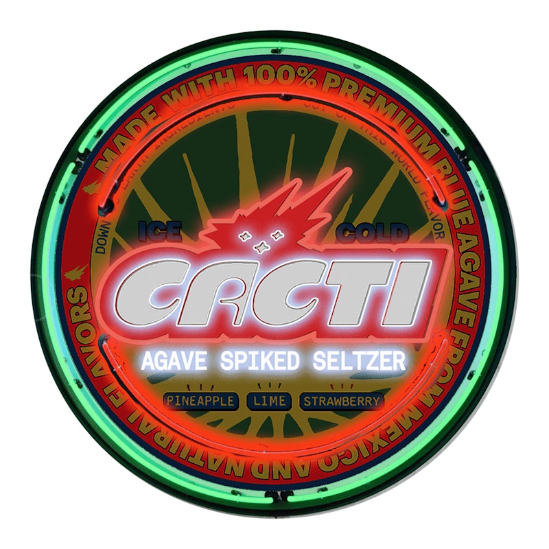 Travis Scott Cacti Seal Neon Sign