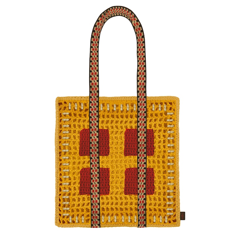 Travis Scott Cactus Jack Crochet Tote Multi Multicolor