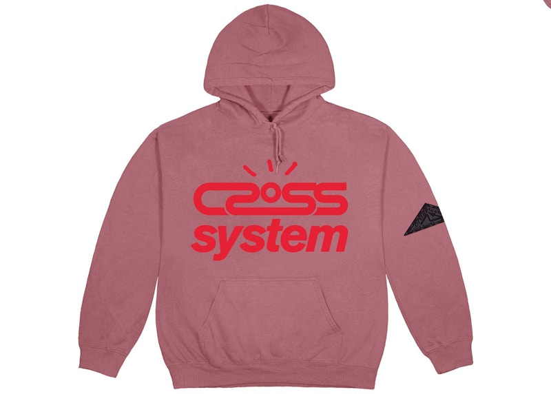 Travis Scott Cactus Jack Cross System Hoodie Washed Paars
