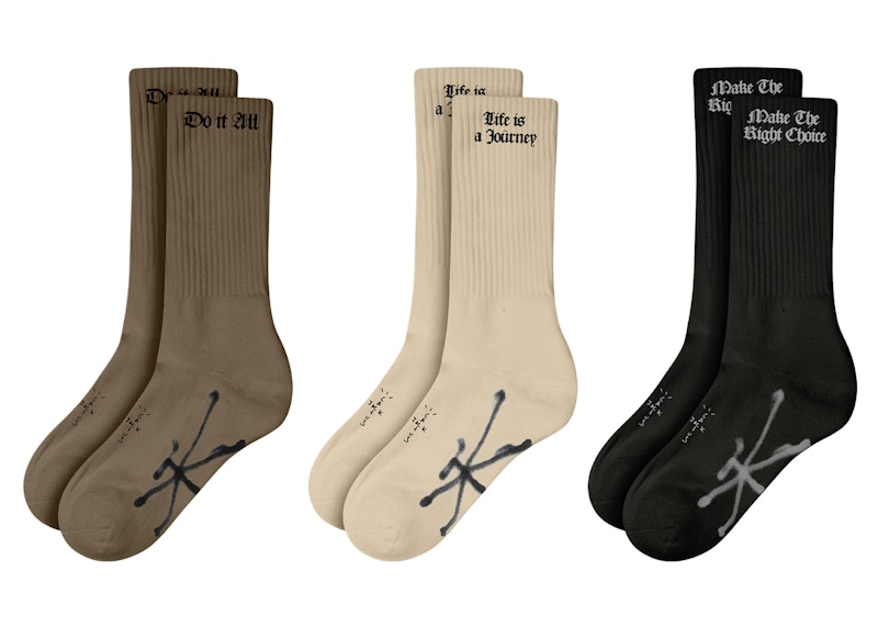 Travis Scott Cactus Jack T-Rexx Sock Set Multicolor