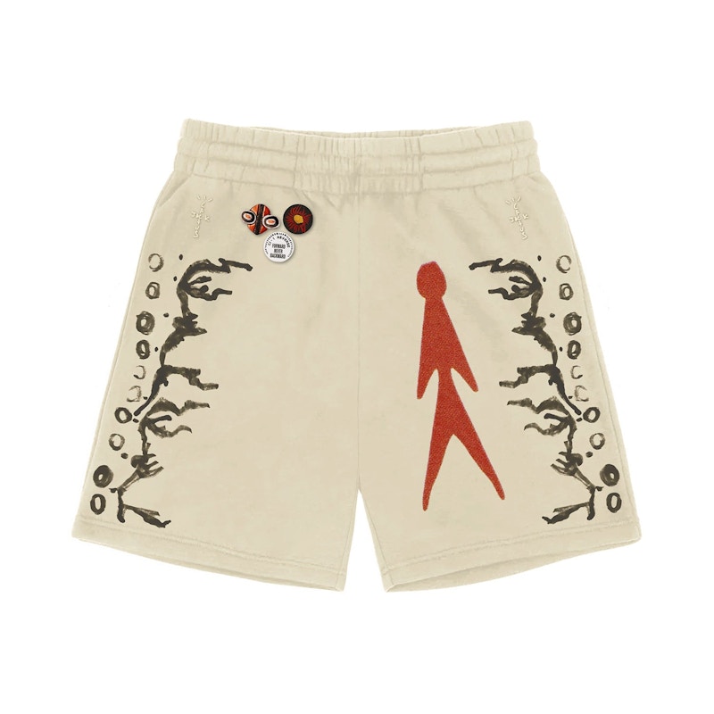 Travis Scott Character Shorts Natural
