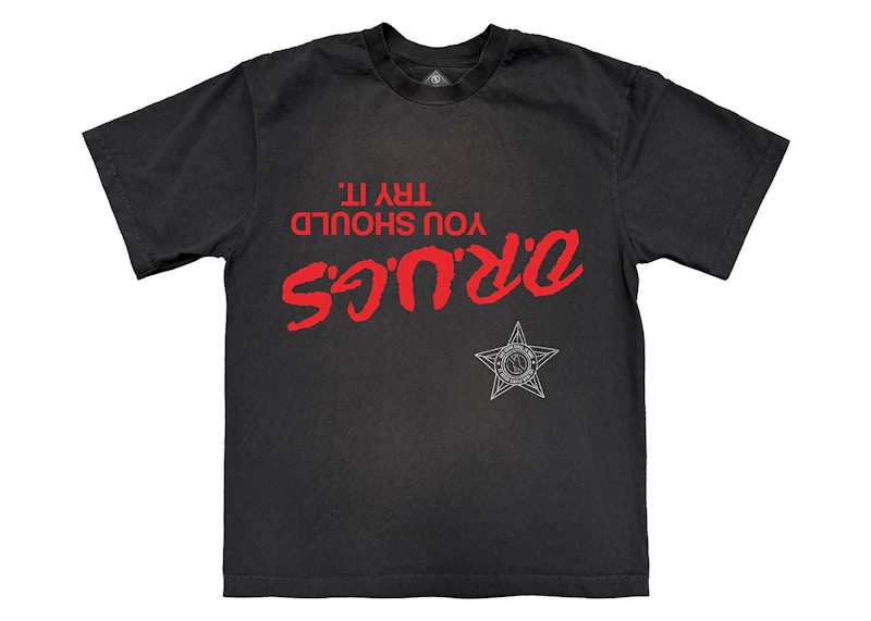 Travis Scott DRUXGS Tee Zwart
