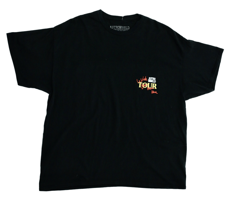 Travis Scott Look Mom Tee Zwart