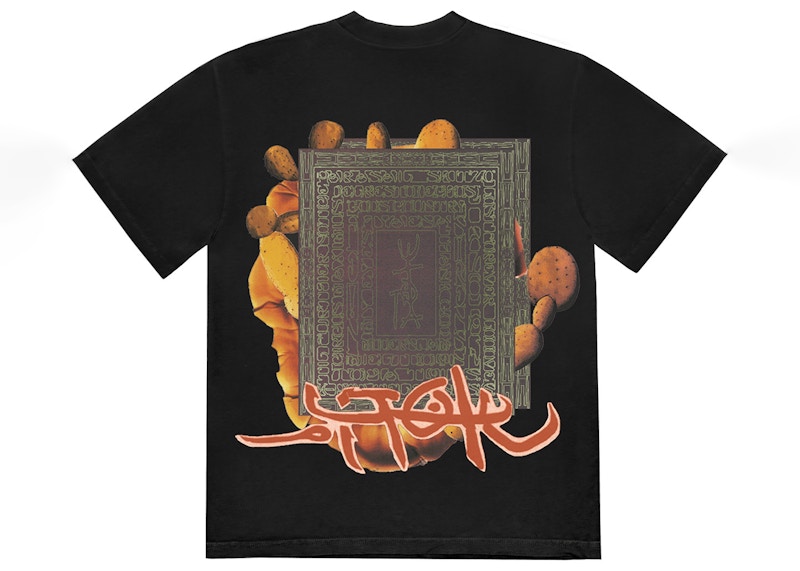 Travis Scott Utopia Manuscript Tee Zwart