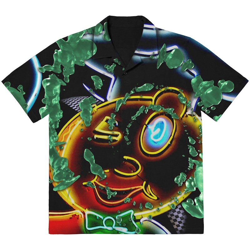 Travis Scott Neon Sign Hawaiian Shirt Multi Multicolor