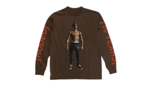 Travis Scott Rodeo 10 Years Action Figure Longsleeve Bruin