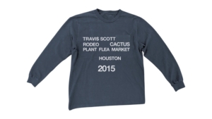 Travis Scott Rodeo CPFM 2015 L/ Tee Blauw