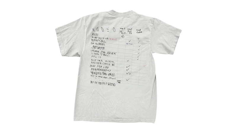 Travis Scott Rodeo Jim Joe Board Tee Wit