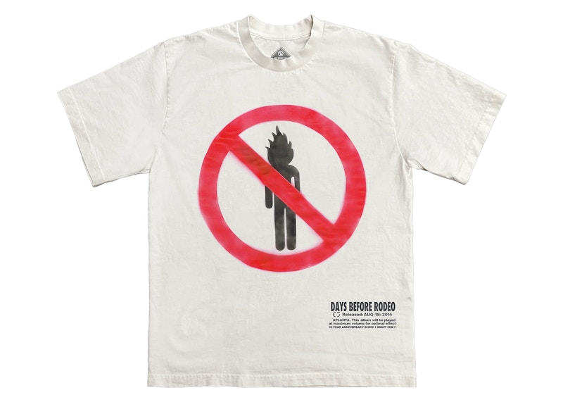 Travis Scott Rodeo Tee Wit