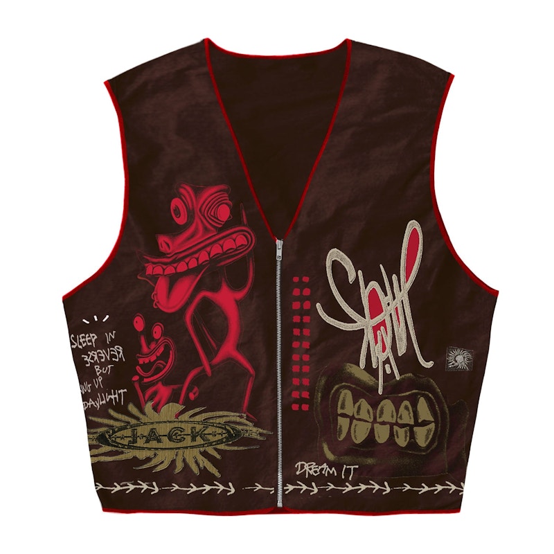 Travis Scott Sleep In Reverse Vest Bruin