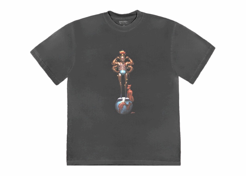 Travis Scott Utopia Is In Boston Tee Zwart