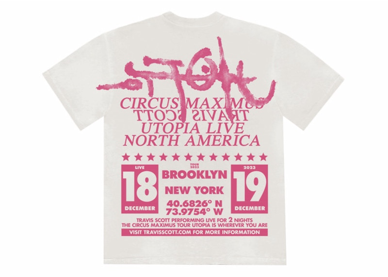 Travis Scott Utopia Is In Brooklyn Tee Wit