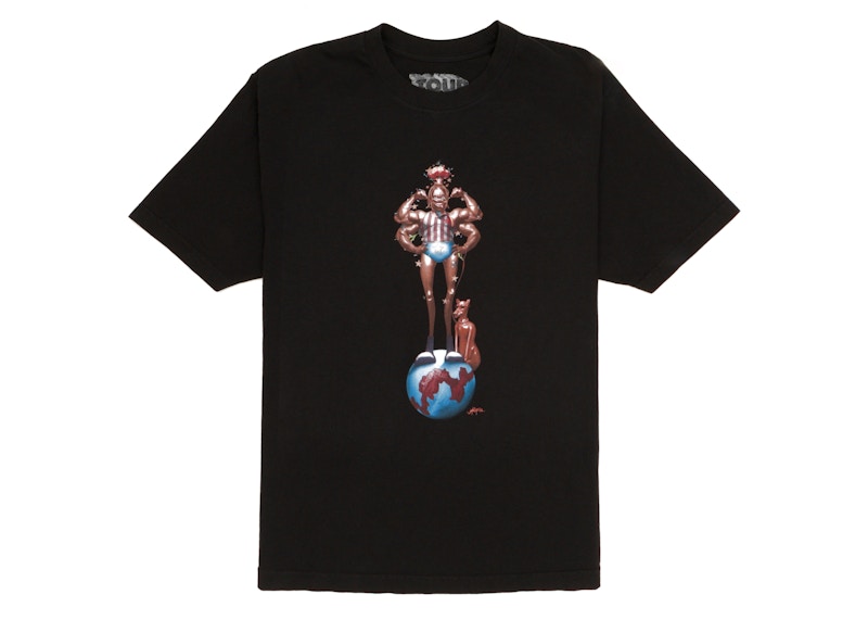 Travis Scott Utopia Is In Detroit Tee Zwart