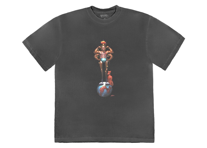 Travis Scott Utopia Is In Miami Circus Maximus Tee Zwart