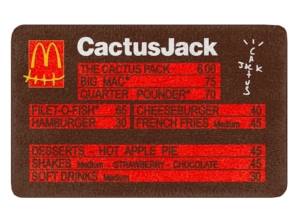 Travis Scott x McDonalds CJ Menu Rug
