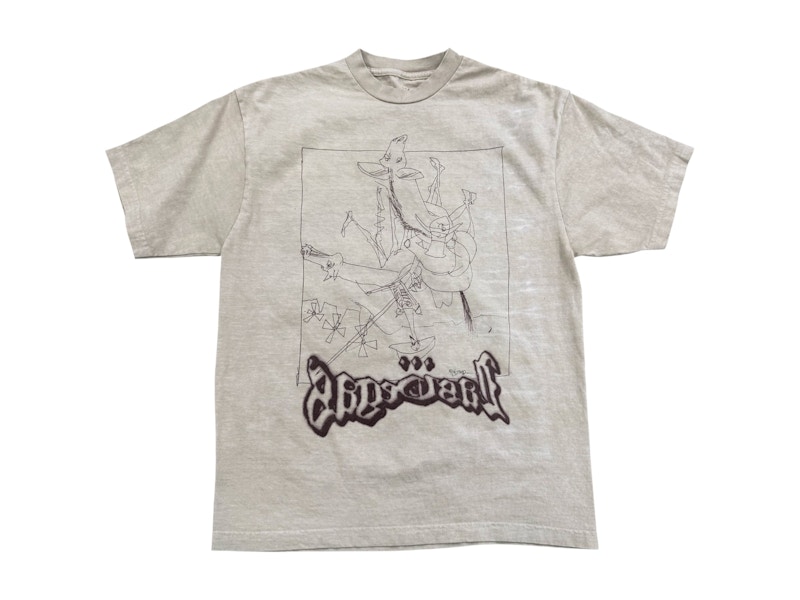 Travis Scott x Ralph Steadman Sketch Tee Grijs
