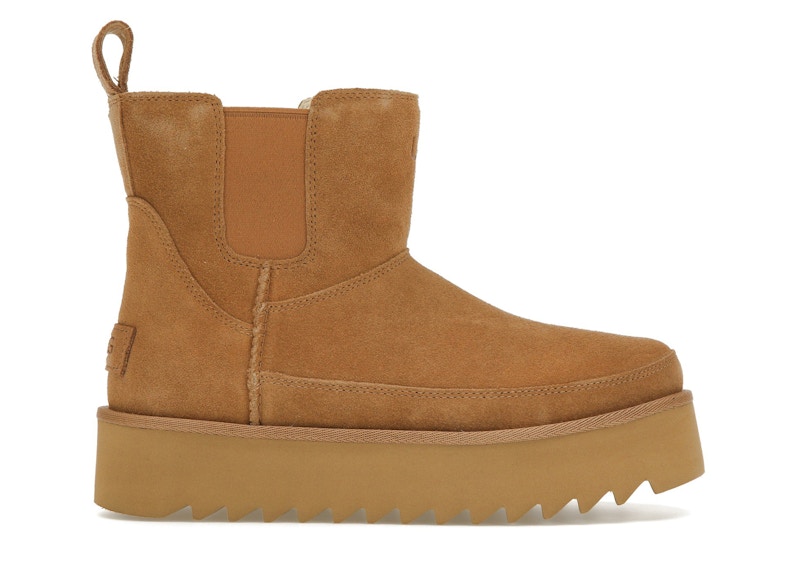 UGG Classic Chelsea Platform Mini Boot Chestnut