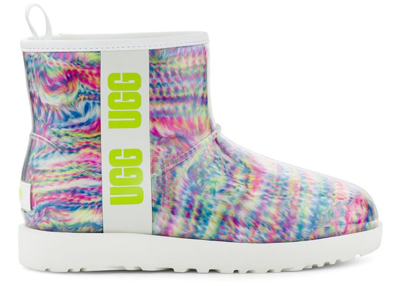 UGG Classic Clear Mini Pixelate Boot Wit