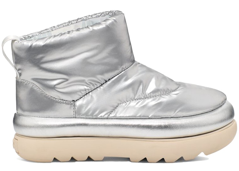 UGG Classic Maxi Mini Boot Metallic Zilver