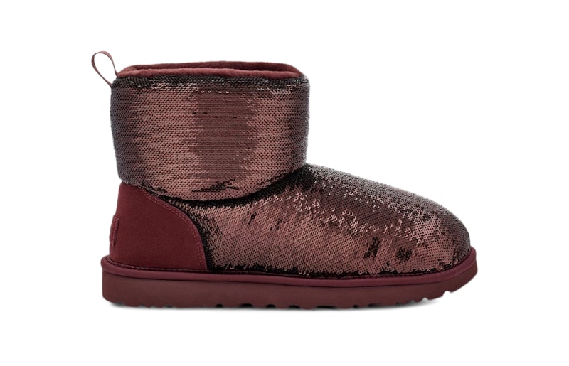 UGG Classic Mini Boot Mirror Ball Wild Grape