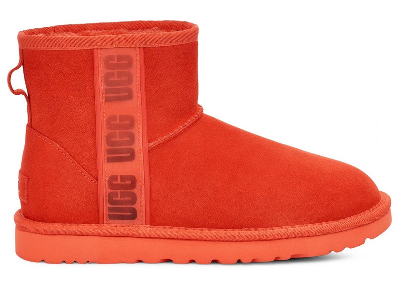 UGG Classic Mini II Boot Side Logo Hazard Oranje