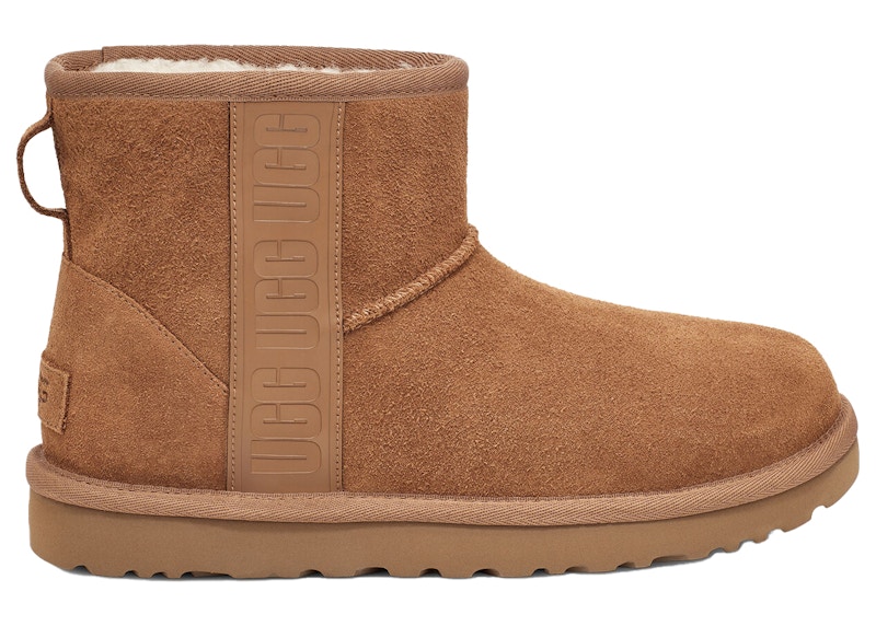 UGG Classic Mini Side Logo Boot Chestnut