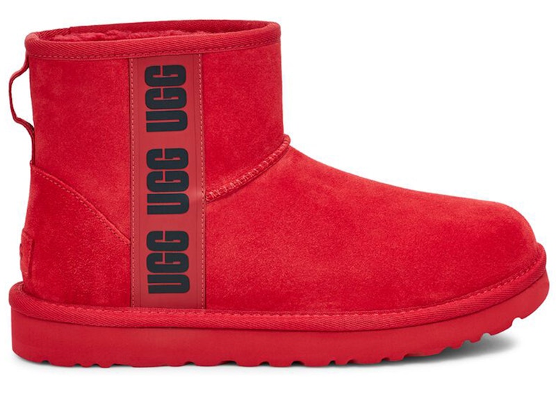 UGG Classic Mini Side Logo Boot Samba Zwart