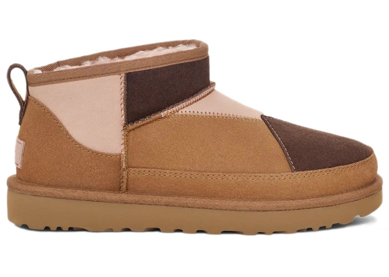 UGG Classic Ultra Mini Boot Reimagined Chestnut Multi Multicolor