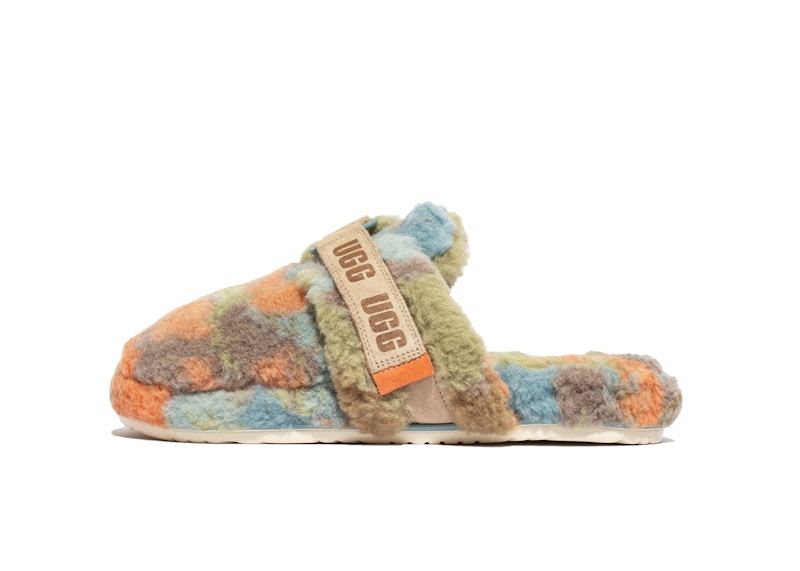 UGG Fluff It Fresco Slipper Extra Butter Groen
