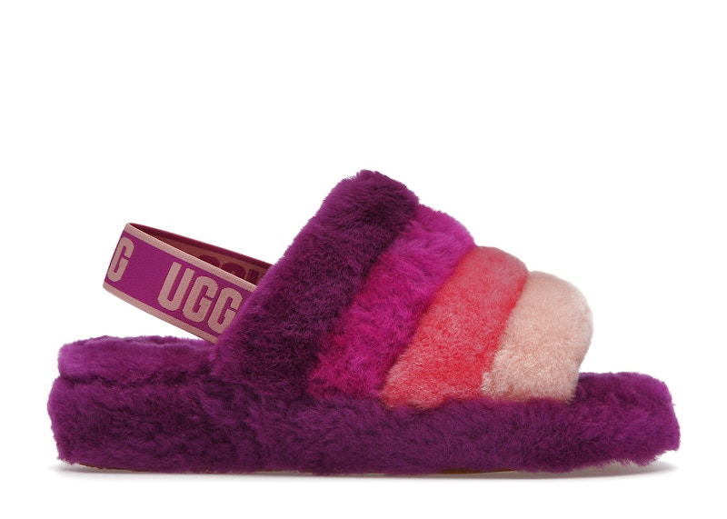 UGG Fluff Yeah Slide Berrylicious Multi Paars