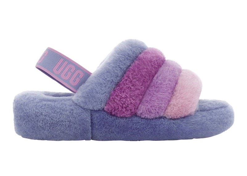 UGG Fluff Yeah Slide Cornflower Multi Multicolor