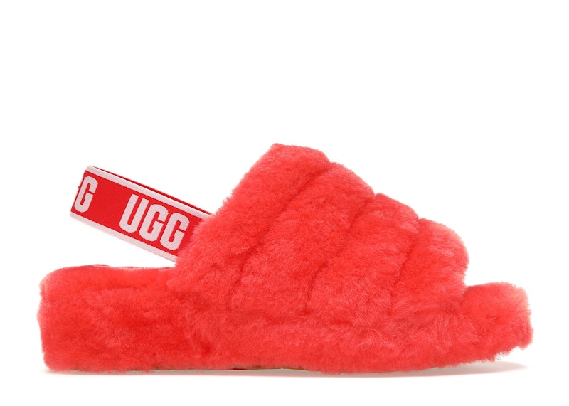 UGG Fluff Yeah Slide Currant Rood