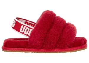 UGG Fluff Yeah Slide Ribbon Rood