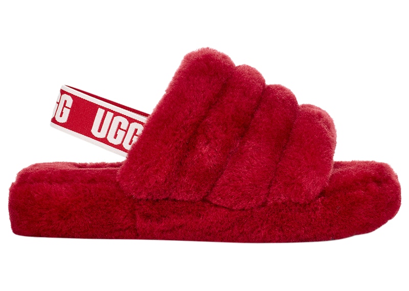UGG Fluff Yeah Slide Samba Rood
