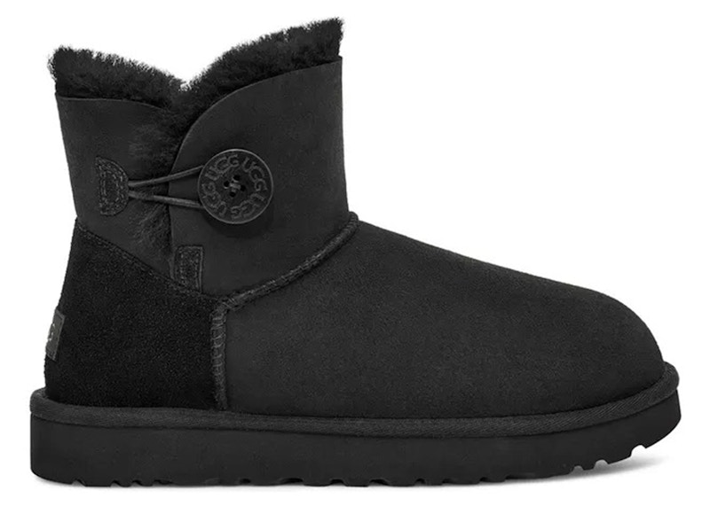 UGG Mini Bailey Button Boot Zwart