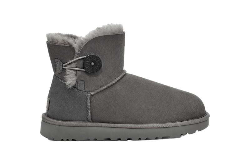UGG Mini Bailey Button II Grijs