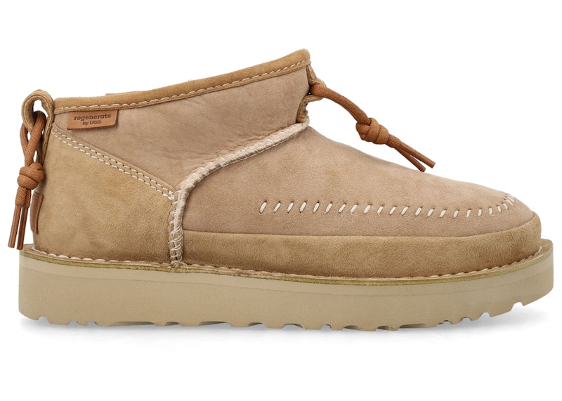 UGG Ultra Mini Crafted Regenerate Classic Boot Sand Creme